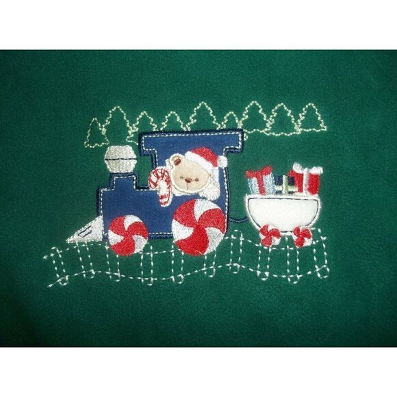 Little ME Infant Baby Boys Size 3 Months CHRISTMAS Sleeper -NEW! SRV $26 - Picture 2 of 4